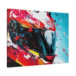 Tableau Peinture Casque Moto