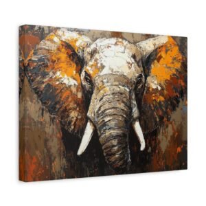 Tableau Peinture Élephant