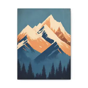 Tableau DéCo Montagne Vintage