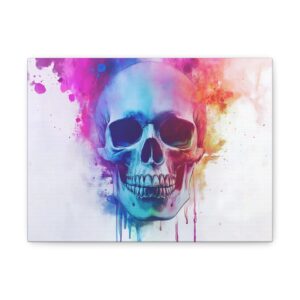 Tableau Tête de Mort Couleur