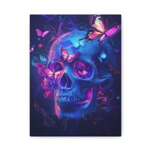 Tableau Tête De Mort Papillon