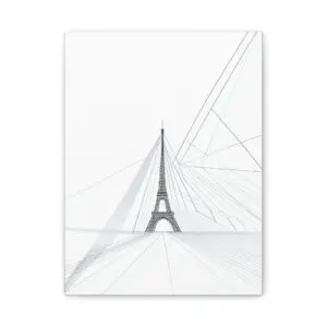 Tableau Minimaliste Tour Eiffel