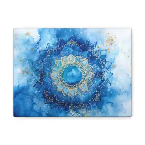 Tableau Mandala Bleu