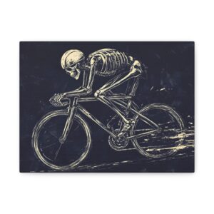 Tableau Tête de Mort Sur Vélo