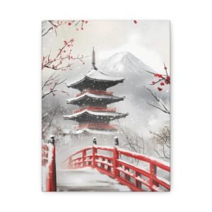 Tableau Japonais Neige
