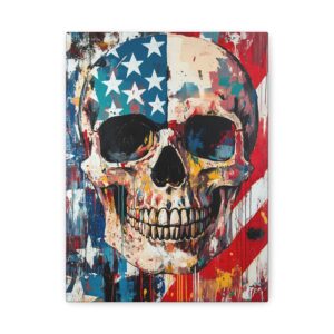 Tableau Tête de Mort Américain