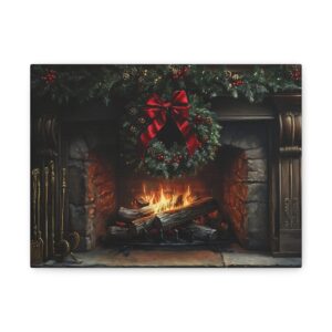 Tableau Cheminée de Noël