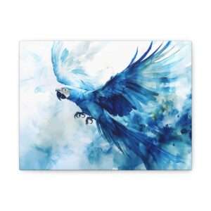 Tableau Perroquet Bleu