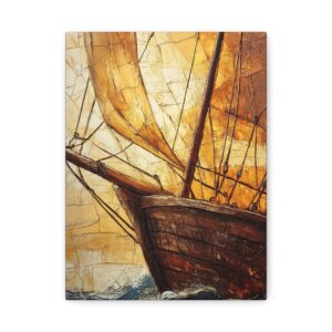 Tableau Bateau Vintage