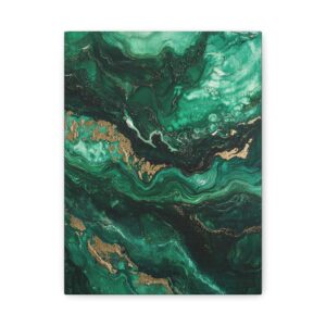 Tableau Abstrait Vert