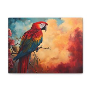 Tableau de Perroquet Rouge