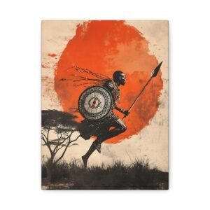 Tableau Guerrier Africain