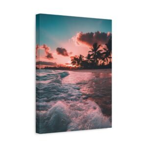 Tableau Coucher De Soleil Tropicale Mer