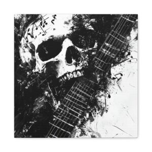 Tableau Rock Tête De Mort