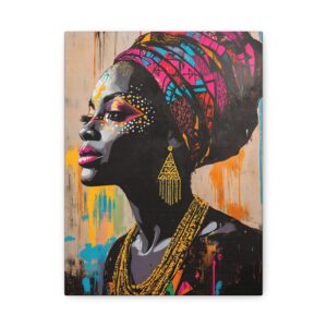 Tableau Street Art Femme Africaine