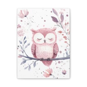Tableau Chambre Bébé Fille Hibou