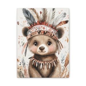 Tableau Bébé Ours Indien