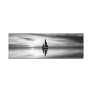 Tableau Bateau Noir & Blanc