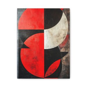 Tableau Décoratif Pour Salon Rouge & Noir
