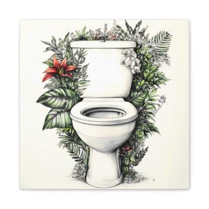 Tableau Déco Jungle Toilette