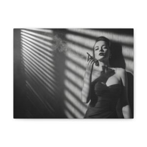 Tableau noir et blanc cinéma 50’s