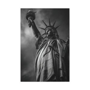 Tableau Noir et Blanc - Statue de la Liberté