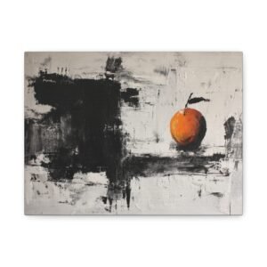 Tableau Noir & Blanc Abricot