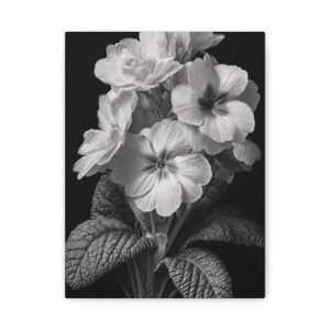 Tableau Noir & Blanc Primevère