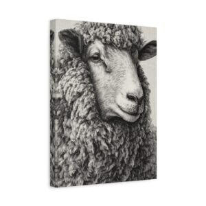 Tableau Noir et Blanc - Vintage Mouton
