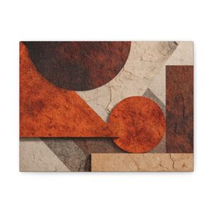 Tableau Terracotta - Forme géométrique