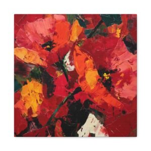 Tableau Coquelicots Abstrait