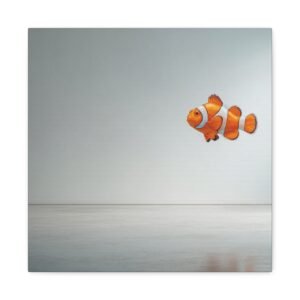 Tableau poisson clown & minimaliste