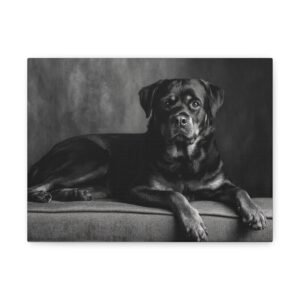 Tableau Noir & Blanc - Rottweiler