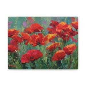 Tableau Impressionniste Coquelicot