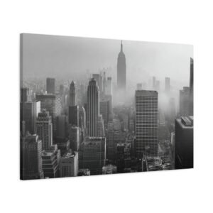Tableau Noir et Blanc - Vue sur Manhattan
