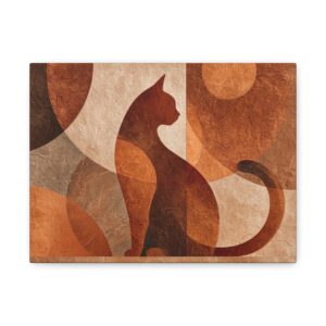 Tableau Terracotta - Chat assis