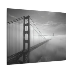Tableau Noir et Blanc - Golden Bridge