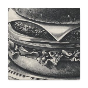 Tableau cuisine rétro Burger