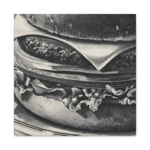 Tableau cuisine rétro Burger