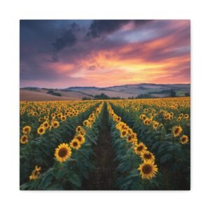 Tableau Paysage Tournesol