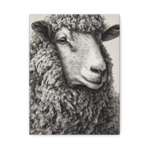 Tableau Noir & Blanc - Vintage Mouton