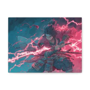 Tableau samouraï katana