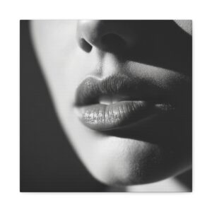 Tableau Bouche Noir & Blanc