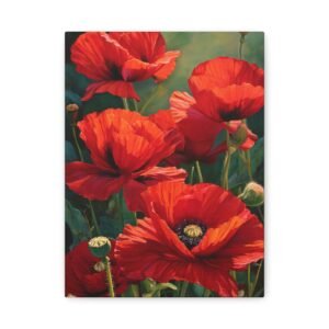 Tableau de Coquelicots Rouges