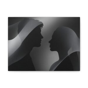 Tableau Noir & Blanc Regards Croisés