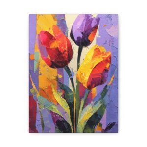 Tableau Tulipes Abstrait
