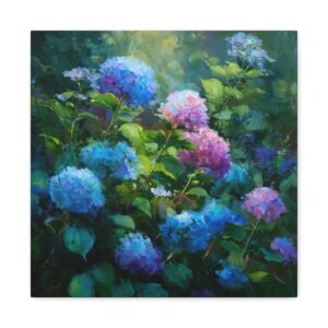 Tableau Peinture Hortensia